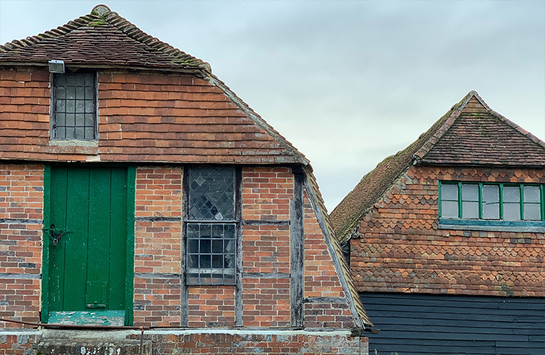 Whipley Manor Farm traditional farm buildings
